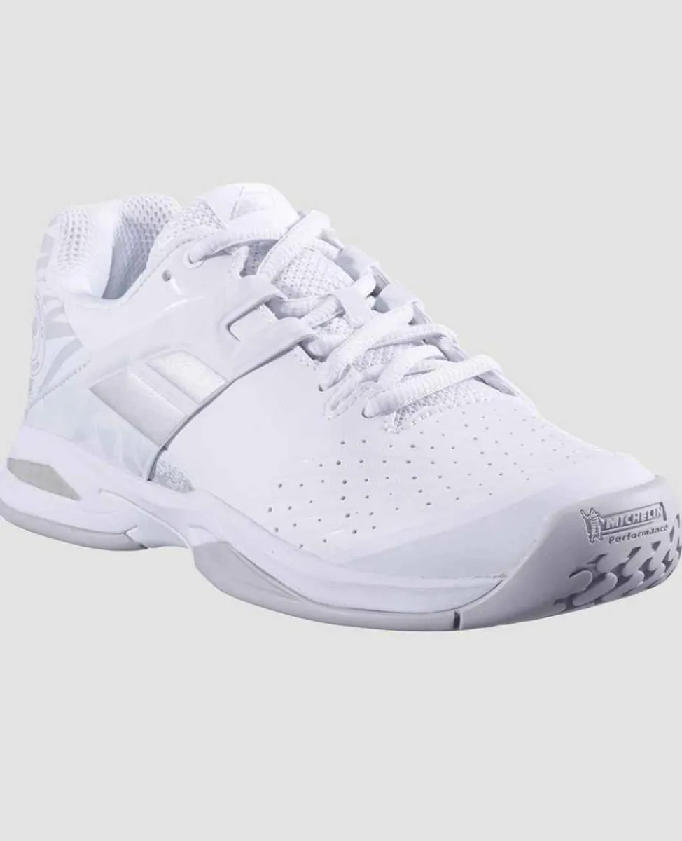 Babolat Footwear* Propulse All Court Junior Trainers - White