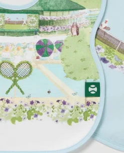 Wimbledon Baby*Baby Bib Two Pack - Tennis In A English Garden
