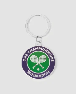 Wimbledon Keyrings*Championships Logo Metallic Keyring