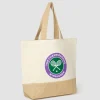 Wimbledon Totes*Cotton And Jute Canvas Tote