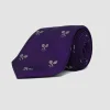 Wimbledon Ties*Cross Racket Tie - Purple