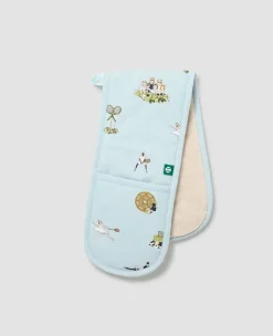 Wimbledon Kitchen*Double Oven Glove - Tennis In An English Garden
