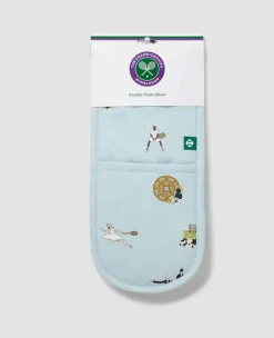 Wimbledon Kitchen*Double Oven Glove - Tennis In An English Garden