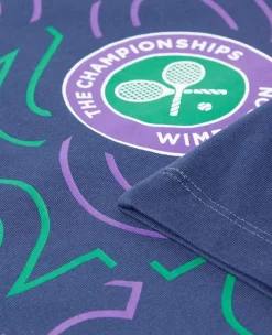 Wimbledon Tops & T-Shirts*Kids 2023 T-Shirt - Navy