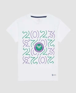 Wimbledon Tops & T-Shirts*Kids 2023 T-Shirt - White