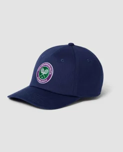 Wimbledon Headwear*Kids Championships Logo Cap - Navy