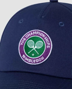 Wimbledon Headwear*Kids Championships Logo Cap - Navy