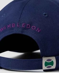 Wimbledon Headwear*Kids Championships Logo Cap - Navy