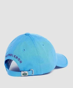 Wimbledon Headwear*Kids Championships Logo Cap - Azure Blue
