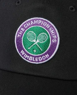 Wimbledon Headwear*Kids Championships Logo Cap - Black