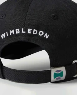 Wimbledon Headwear*Kids Championships Logo Cap - Black