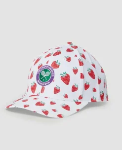 Wimbledon Headwear*Kids Championships Strawberry Cap - White