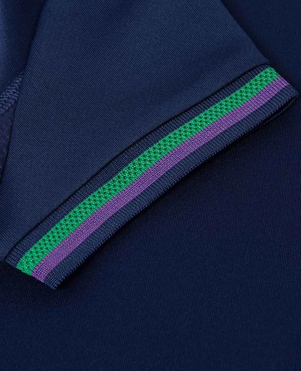 Wimbledon Sport*Kids Core Performance Polo - Navy