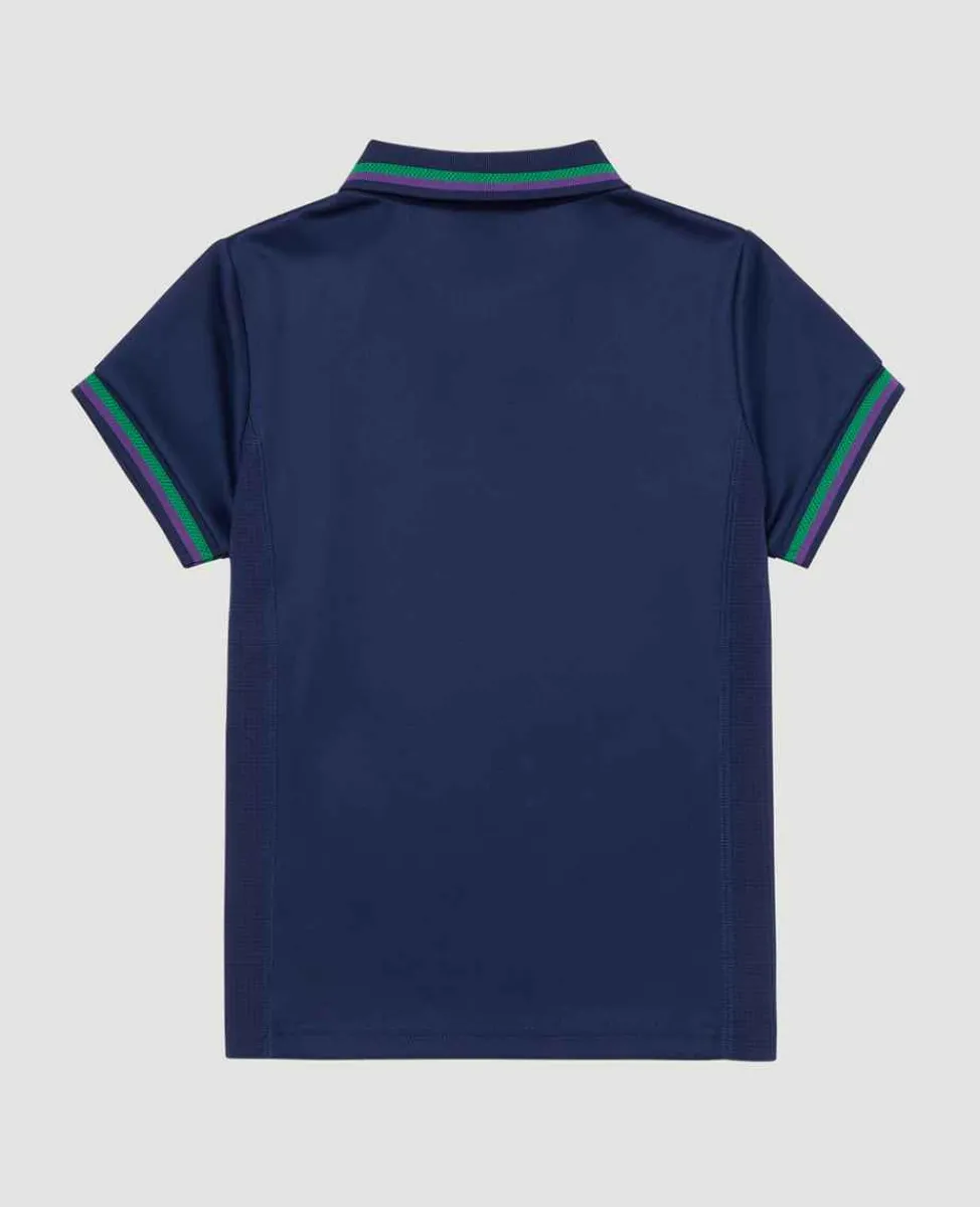 Wimbledon Sport*Kids Core Performance Polo - Navy
