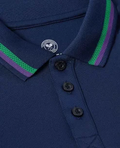 Wimbledon Sport*Kids Core Performance Polo - Navy