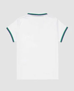 Wimbledon Sport*Kids Core Performance Polo - White