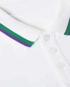 Wimbledon Sport*Kids Core Performance Polo - White