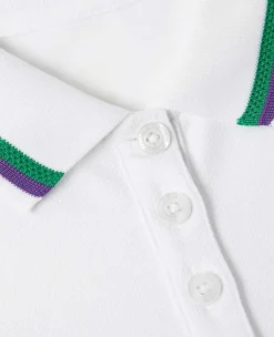Wimbledon Sport*Kids Core Polo White