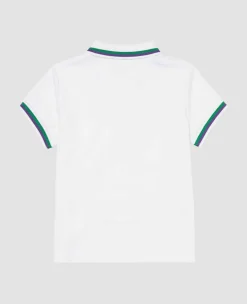 Wimbledon Sport*Kids Core Polo White