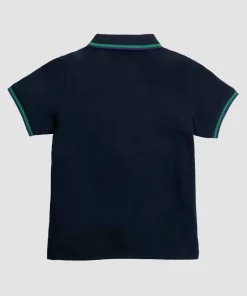 Wimbledon Polo Shirts*Kids Cotton Pique Polo Shirt With Championships Logo - Midnight