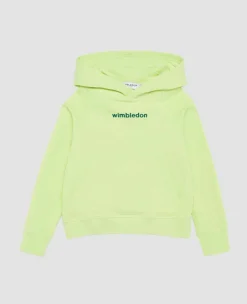 Wimbledon Sweatshirts*Kids Hooded Sweatshirt - Lime