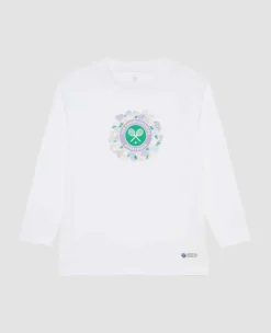 Wimbledon Tops & T-Shirts*Kids Long Sleeve Flower T-Shirt