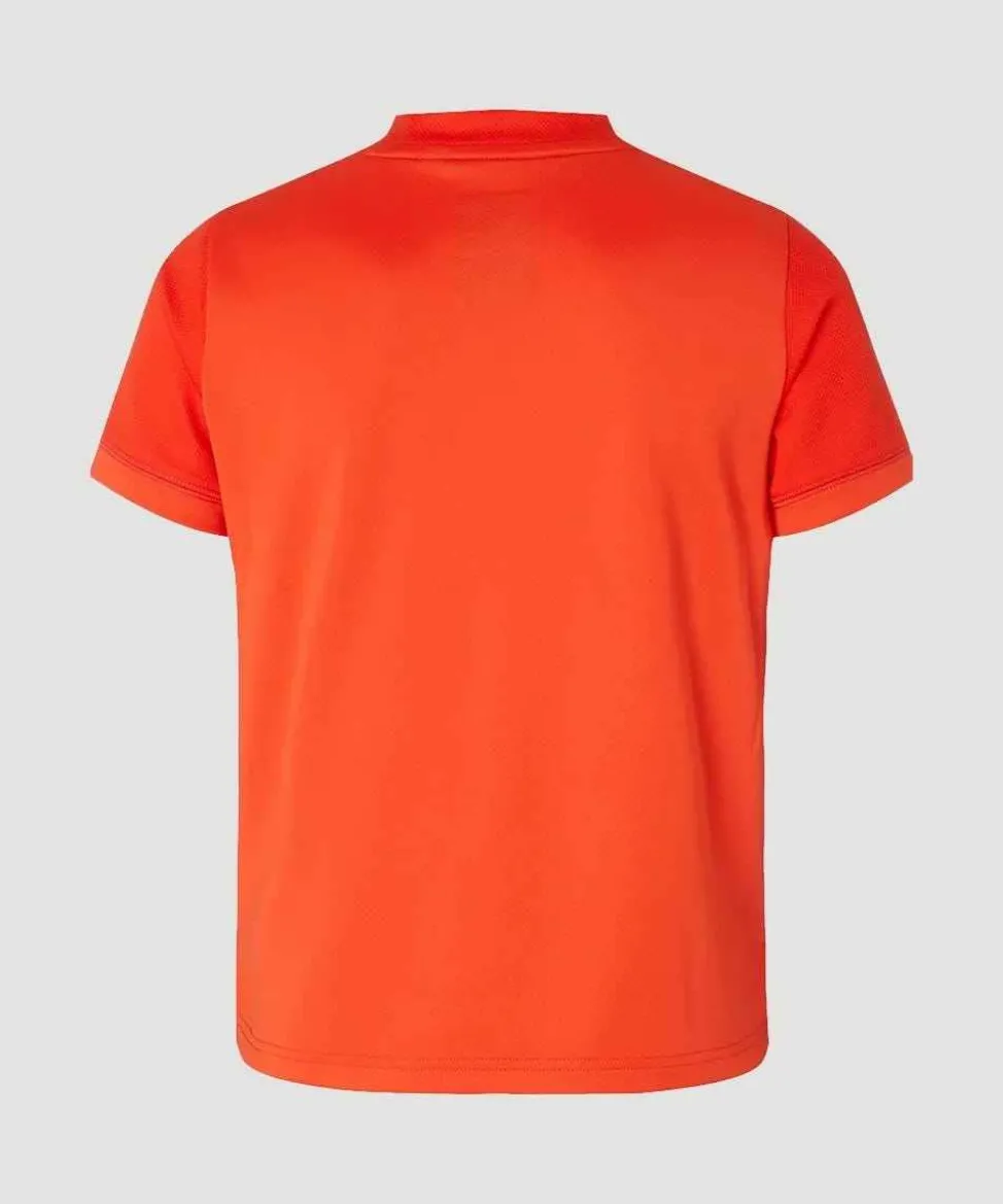 Wimbledon Sport*Kids Performance Crew Neck T-Shirt - Orange