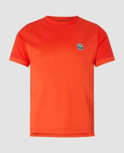 Wimbledon Sport*Kids Performance Crew Neck T-Shirt - Orange