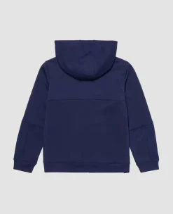 Wimbledon Sport*Kids Performance Hooded Top - Navy