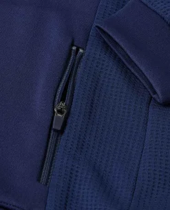 Wimbledon Sport*Kids Performance Hooded Top - Navy