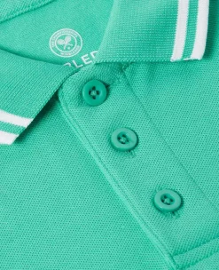 Wimbledon Tops & T-Shirts*Kids Pique Polo - Green