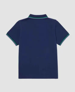 Wimbledon Tops & T-Shirts*Kids Pique Polo - Navy