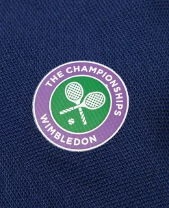 Wimbledon Tops & T-Shirts*Kids Pique Polo - Navy