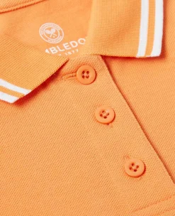 Wimbledon Tops & T-Shirts*Kids Pique Polo - Orange