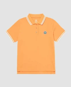 Wimbledon Tops & T-Shirts*Kids Pique Polo - Orange