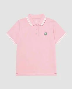 Wimbledon Tops & T-Shirts*Kids Pique Polo - Pink