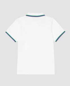 Wimbledon Tops & T-Shirts*Kids Pique Polo - White