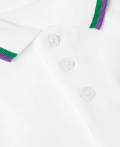 Wimbledon Tops & T-Shirts*Kids Pique Polo - White