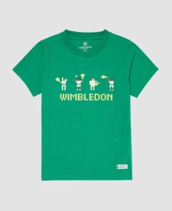 Wimbledon Tops & T-Shirts*Kids Player T-Shirt - Green
