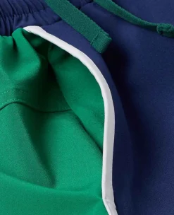 Wimbledon Sport*Kids Shorts - Navy & Green