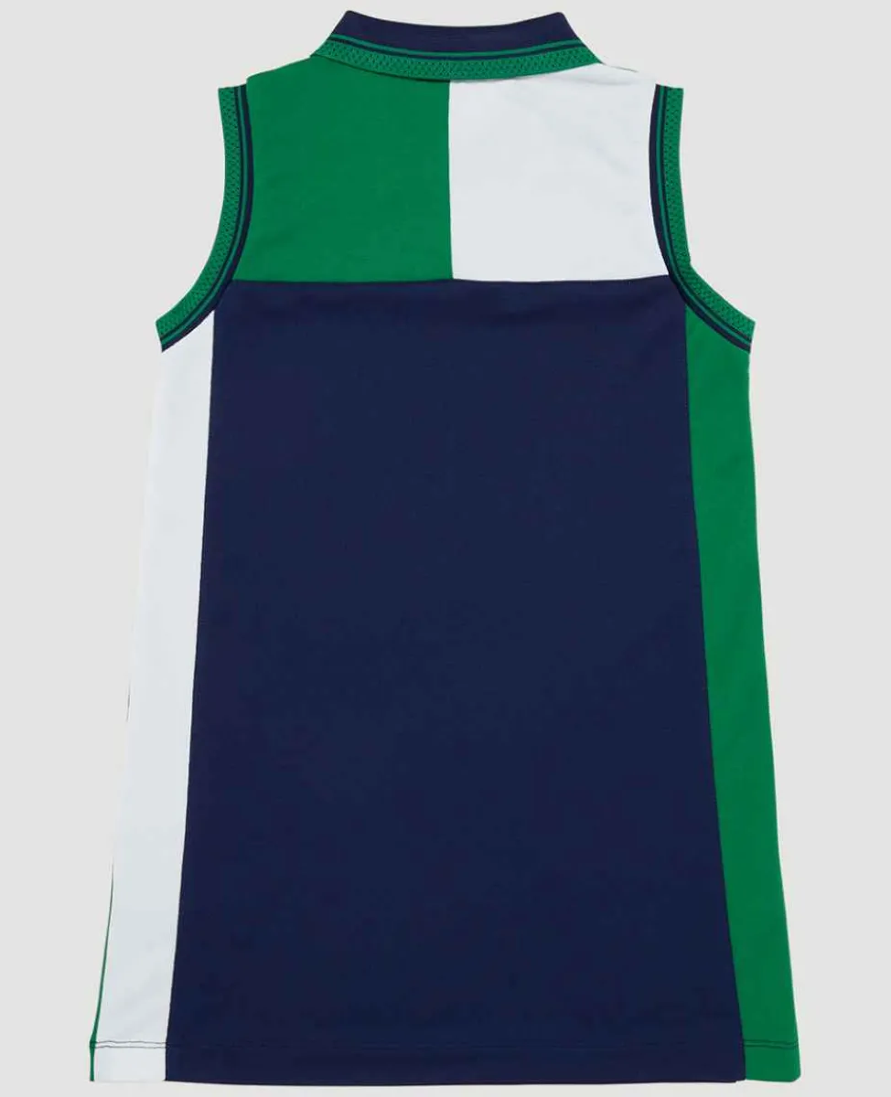 Wimbledon Sport*Kids Sleeveless Polo Dress Multi