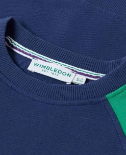 Wimbledon Sweatshirts*Kids Sweatshirt - Navy & Green
