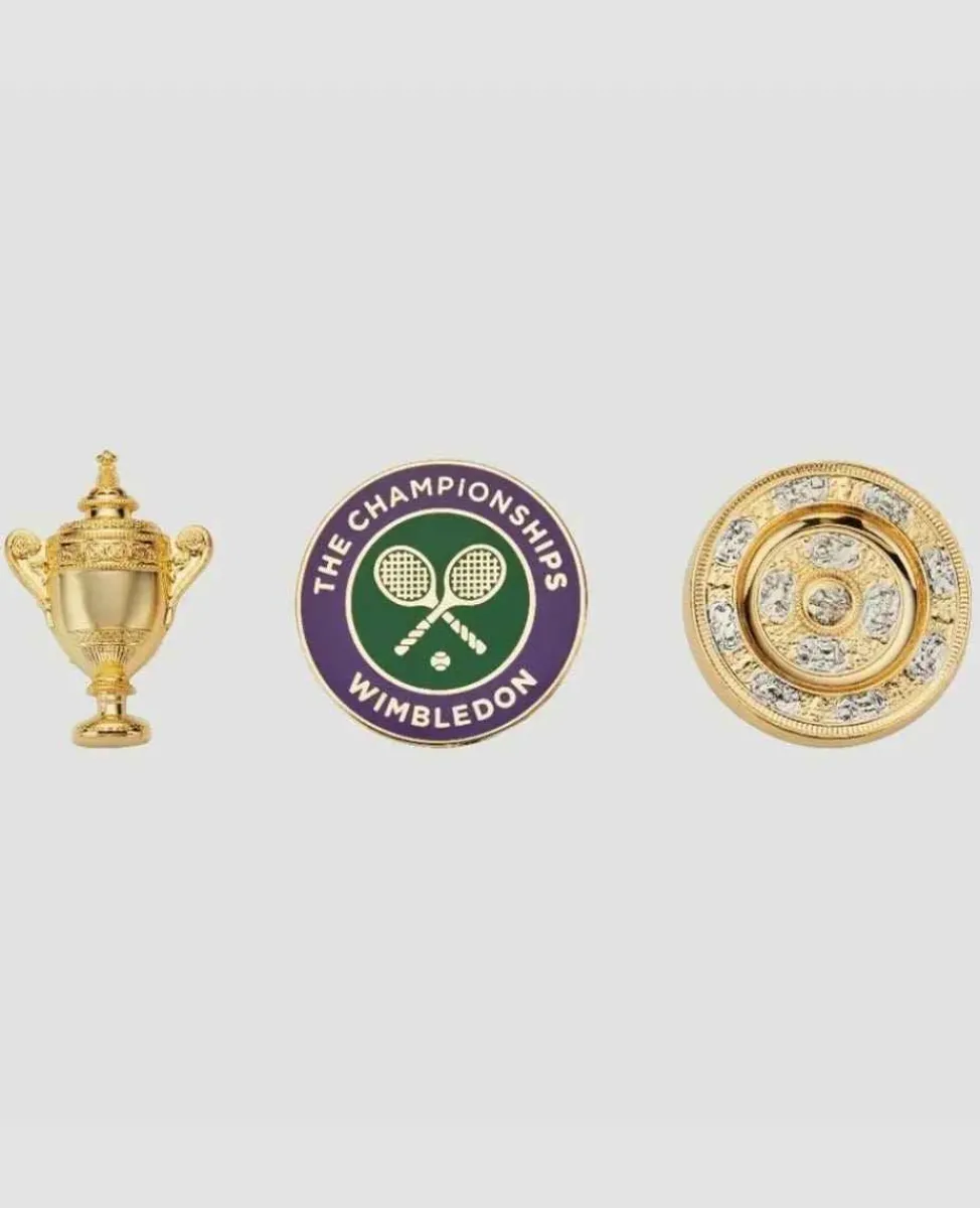 Wimbledon Trophies*Lapel Badge Set - Trophies