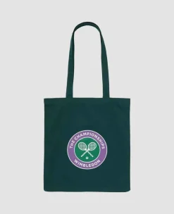 Wimbledon Shoppers*Logo Shopper Bag - Green