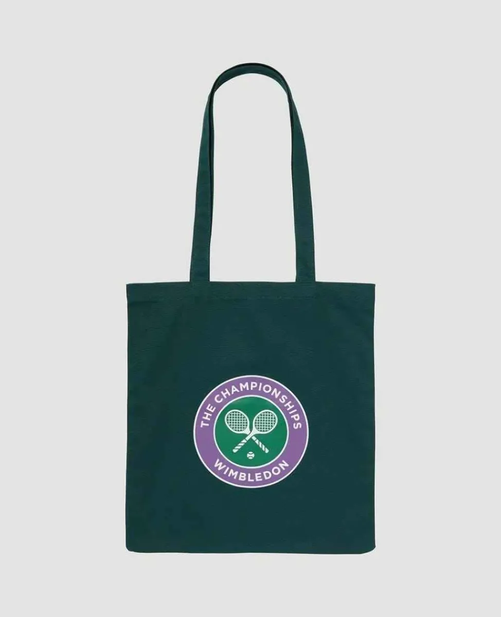 Wimbledon Shoppers*Logo Shopper Bag - Green