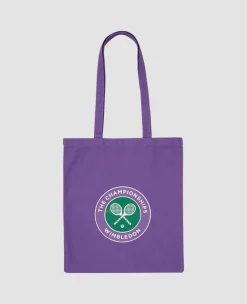 Wimbledon Shoppers*Logo Shopper Bag - Purple