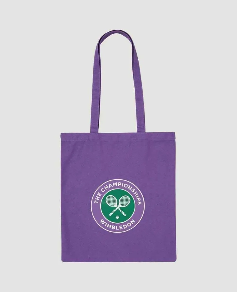 Wimbledon Shoppers*Logo Shopper Bag - Purple