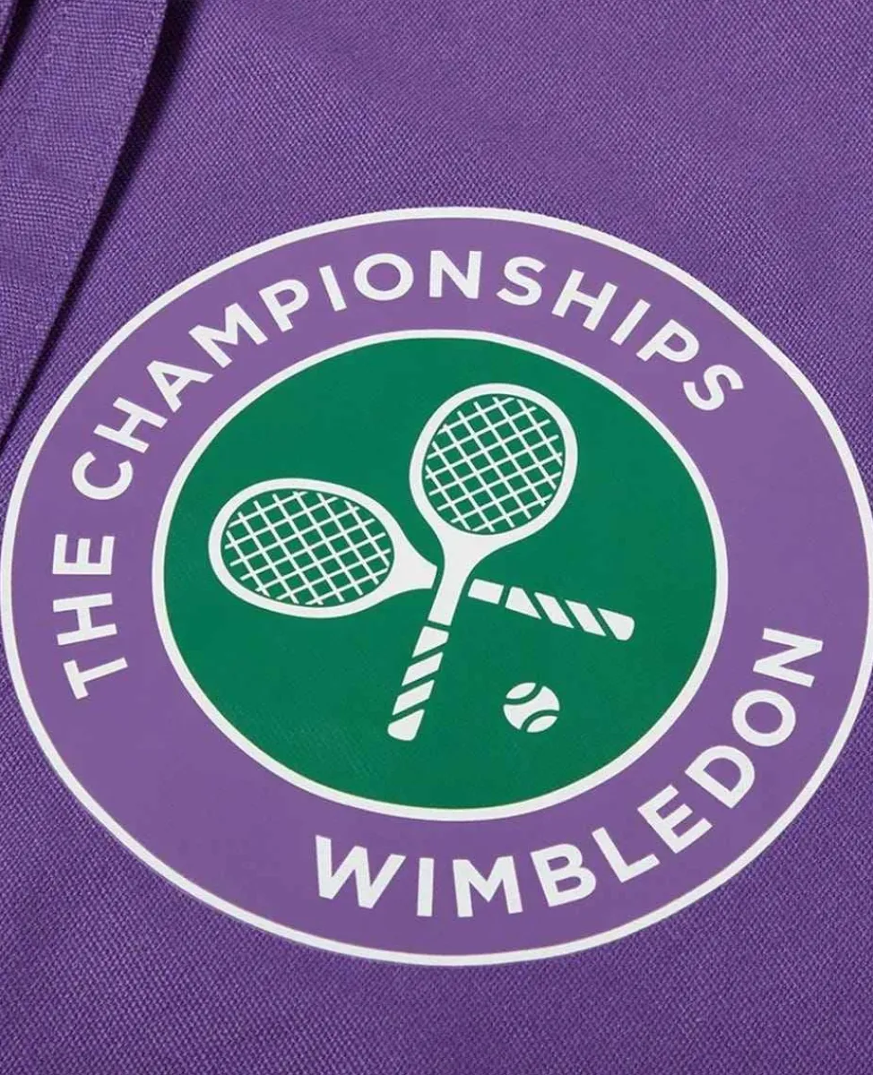 Wimbledon Shoppers*Logo Shopper Bag - Purple