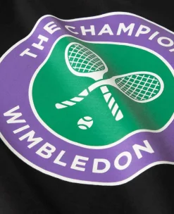 Wimbledon Tops & T-Shirts*Mens Championships Logo T-Shirt - Black