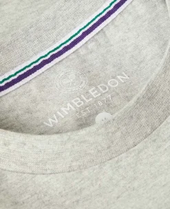 Wimbledon Tops & T-Shirts*Mens Championships Logo T-Shirt - Grey